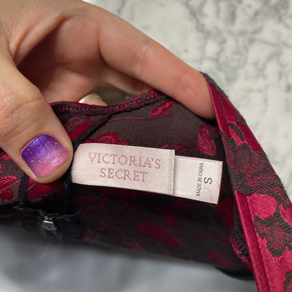 Victoria Secret Red and Black Bustier - Picture 9 of 11